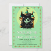 Wicked Witch Goede Tijd Party Kaart (Voorkant)