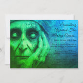 Wicked Witch Halloween Costume Party Invitation Kaart (Voorkant)