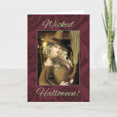 Wicked Witch Halloween Kaart (Voorkant)