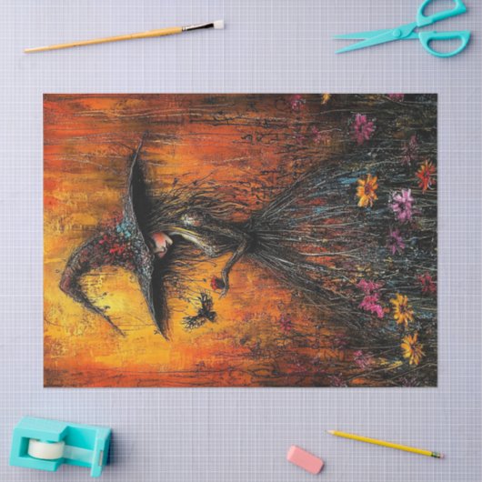 Wicked Witch in Groot Pet Decoupage Tissuepapier (Craft)