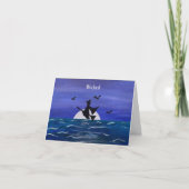 Wicked Witch Ocean Moonrise Kaart (voorzijde) (Voorkant)