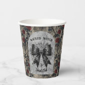 Wicked Witch Social Club Coquette Papieren Bekers (Voorkant)
