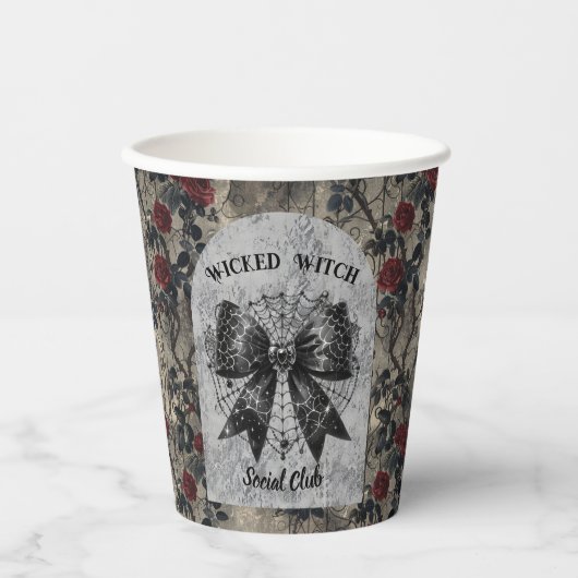Wicked Witch Social Club Coquette Papieren Bekers (Voorkant)