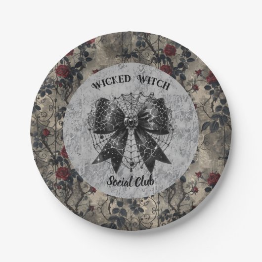 Wicked Witch Social Club Coquette Papieren Bordje (Voorkant)