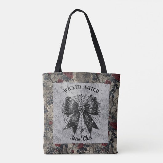 Wicked Witch Social Club Coquette Tote Bag (Achterkant)