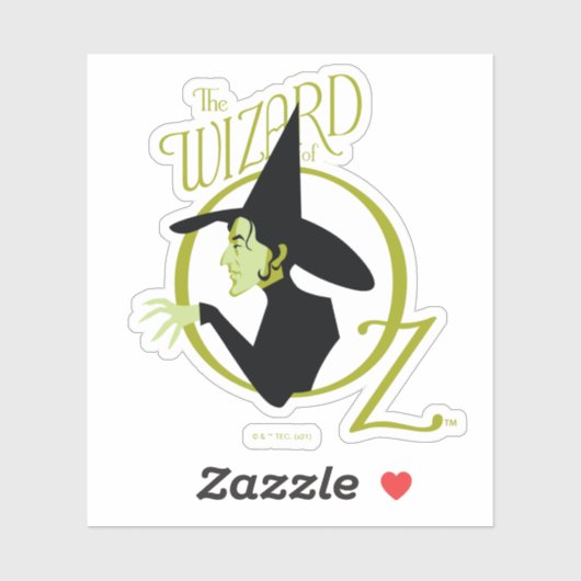 Wicked Witch™ The Wizard Of Oz™ Logo Sticker (Vel)