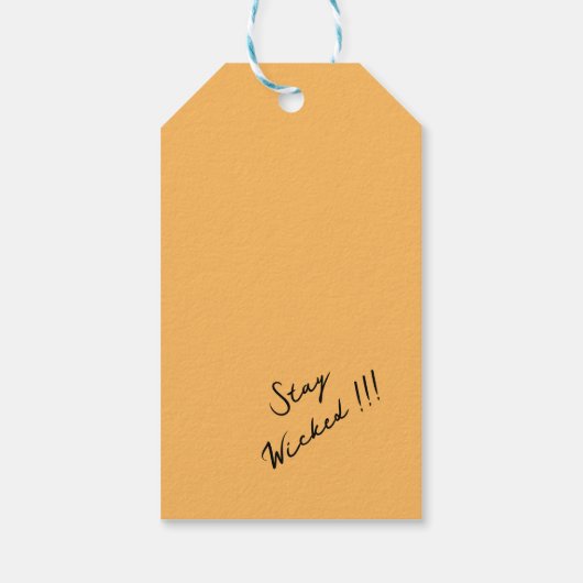 Wicked Witch Unieke Halloween Cadeaulabel (Achterkant)