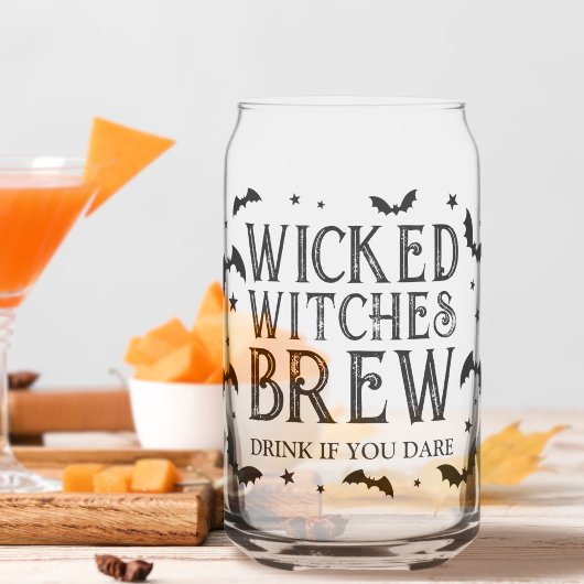 Wicked Witches Brouwen Halloween Cocktail Party Blikvorm Glas