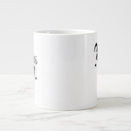 Wicked Without Coffee – Funny Witchy Coffee Lover  Grote Koffiekop (Voorkant)