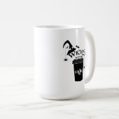 Wicked Without Coffee – Funny Witchy Coffee Lover Koffiemok (Voorkant rechts)