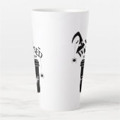 Wicked Without Coffee – Funny Witchy Coffee Lover  Latte Mok (Voorkant)