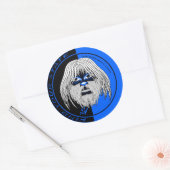 Wicked Yeti Ronde Sticker (Envelop)