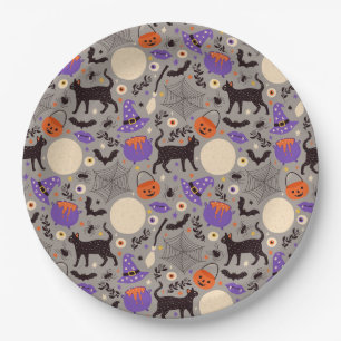 Wickedly Fun Halloween Party Paper Borden Papieren Bordje