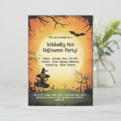 🪄Wickedly leuk Halloween feest! Kaart (Staand voorkant)