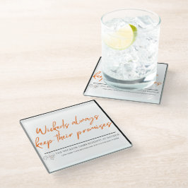 Wickeds houden altijd hun beloften Onderzetter Glazen Onderzetter