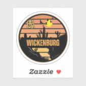 Wickenburg, Arizona Sticker (Vel)