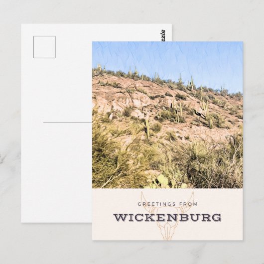 Wickenburg schilderde foto Briefkaart (Voorkant / Achterkant)