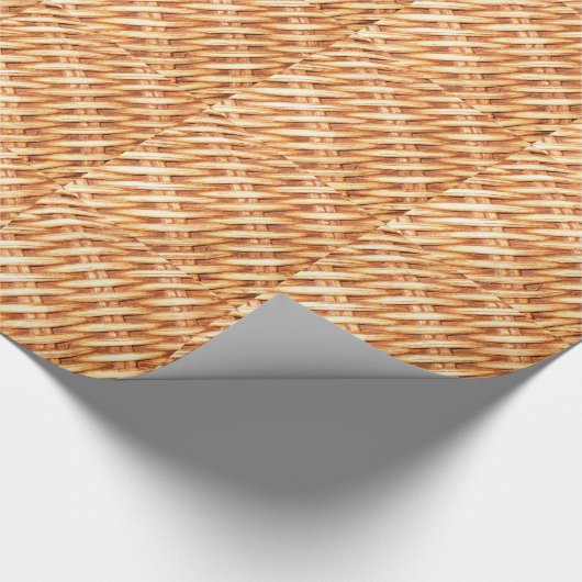 Wicker achtergrond cadeaupapier (Hoek)