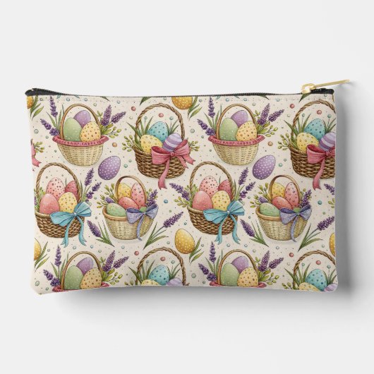 Wicker Basket Easter Eggs with Lavender Etui (Achterkant)