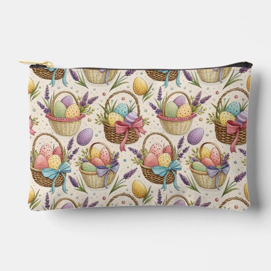 Wicker Basket Easter Eggs with Lavender Etui (Voorkant)