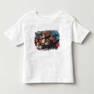 Wicker Basket of Flowers Kinder Shirts