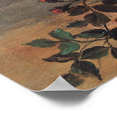 Wicker Basket of Flowers Poster (Hoek)