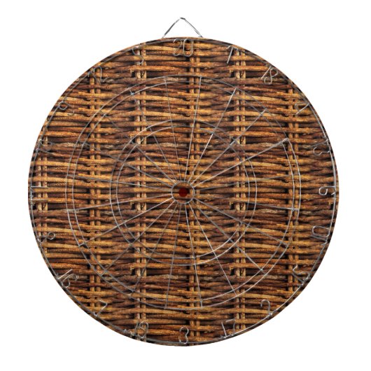 Wicker Basket Patroon Dartbord (Voorkant)