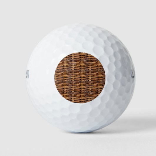 Wicker Basket Patroon Golfballen (Voorkant)