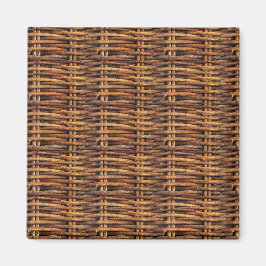 Wicker Basket Patroon Magneet