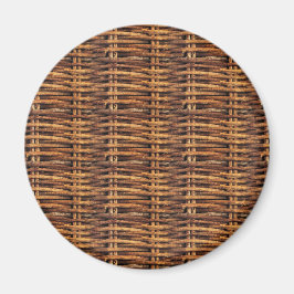 Wicker Basket Patroon Magneet