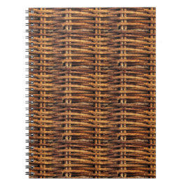Wicker Basket Patroon Notitieboek