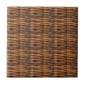 Wicker Basket Patroon Tegeltje (Voorkant)