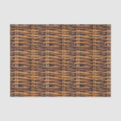 Wicker Basket Patroon Tissuepapier (Voorkant)