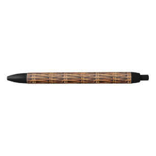 Wicker Basket Patroon Zwarte Inkt Pen