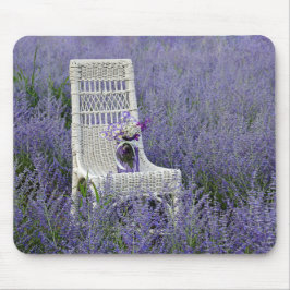 Wicker Chair in Purple Russian Sage Muismat