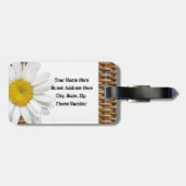 Wicker Daisy Bagagelabel (Achterkant horizontaal)