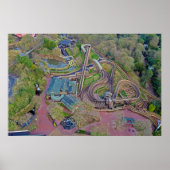 Wicker Man Drone Shot | Resort Alton Towers Poster (Voorkant)
