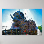 Wicker Man Statue | Resort Alton Towers Poster (Voorkant)