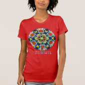 Wicker Namaste Kaleidoscope T-Shirt (Voorkant)