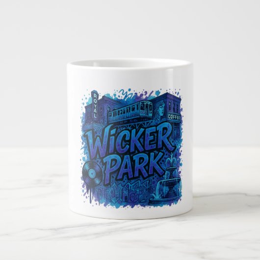 Wicker Park Grote Koffiekop (Voorkant)