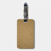WICKER PATTERN BAGAGELABEL (Achterkant verticaal)