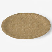 WICKER PATTERN PAPIEREN BORDJE (Gekanteld)