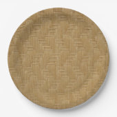 WICKER PATTERN PAPIEREN BORDJE (Voorkant)