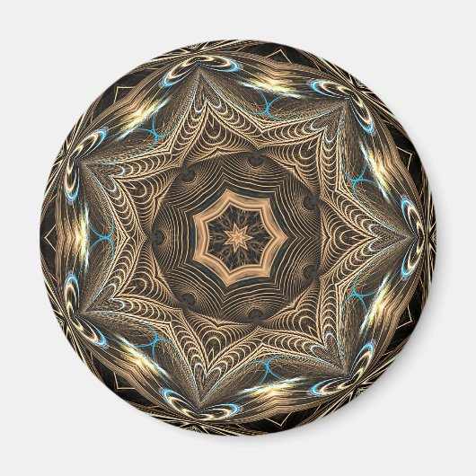 Wicker Star Mandala · Magneet (Voorkant)