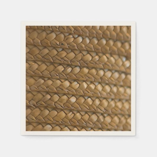 Wicker Straw Rattan Servetten (Voorkant)