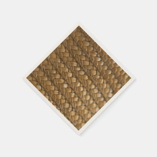 Wicker Straw Rattan Servetten (Hoek)