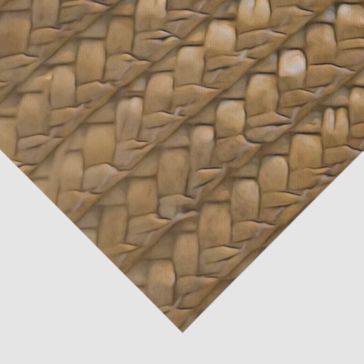 Wicker Straw Rattan Tissuepapier (Detail)