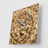 Wicker Vierkante Klok (Hoek)