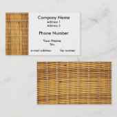 Wicker Visitekaartje (Voorkant / Achterkant)