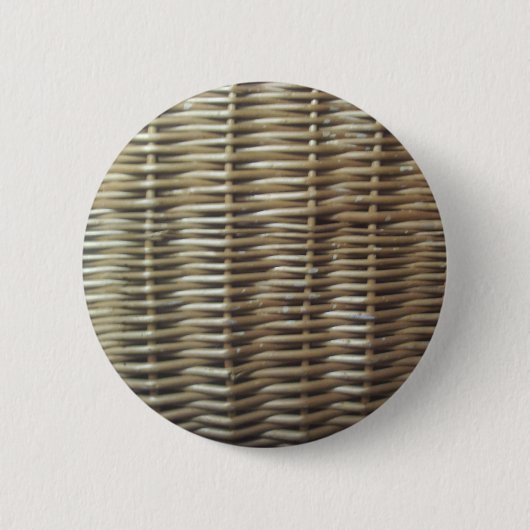 Wicker wordt geschopt ronde button 5,7 cm (Voorkant)